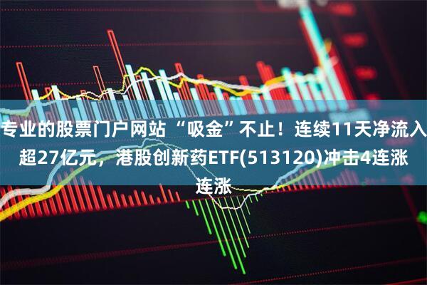 专业的股票门户网站 “吸金”不止！连续11天净流入超27亿元，港股创新药ETF(513120)冲击4连涨