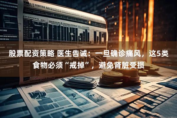 股票配资策略 医生告诫：一旦确诊痛风，这5类食物必须“戒掉”，避免肾脏受损