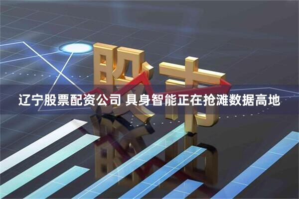 辽宁股票配资公司 具身智能正在抢滩数据高地