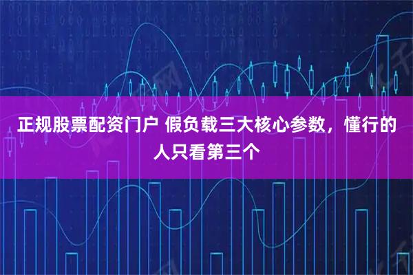 正规股票配资门户 假负载三大核心参数，懂行的人只看第三个